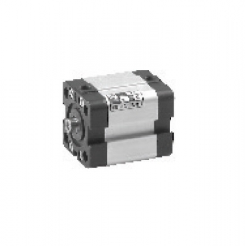 Vérin compact UNITOP diamètre 16mm, Réparable, Double effet, Simple tige, Corps aluminium, Magnétique, Tige acier inoxydable, Tige filetée
